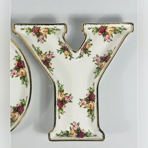 Royal Albert Y-Shaped old country roses candy dish decor